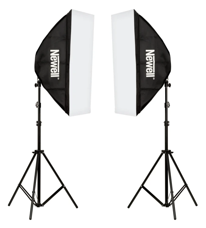 Zestaw oświetleniowy LED Newell Sparkle do fotografii produktowej
 2x softbox