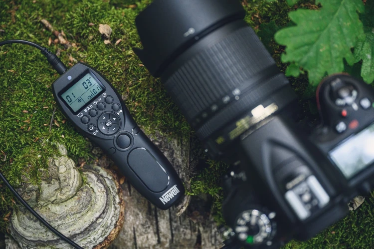 Pilot bezprzewodowy z interwałometrem Newell do Nikon do timelapsów MC-30/MC-DC2