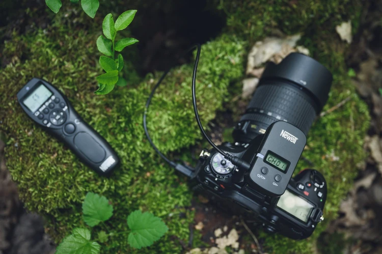 Pilot bezprzewodowy z interwałometrem Newell do Canon RS-60E3/RS-80N3 do timelapsów