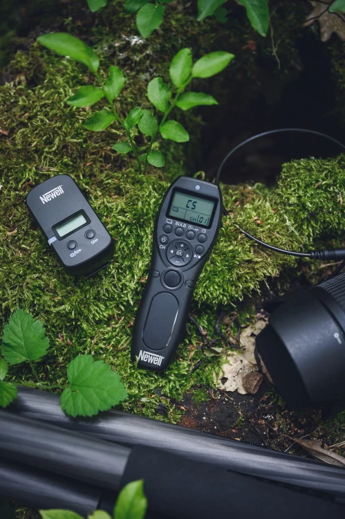 Pilot bezprzewodowy z interwałometrem Newell do Canon RS-60E3/RS-80N3 do timelapsów