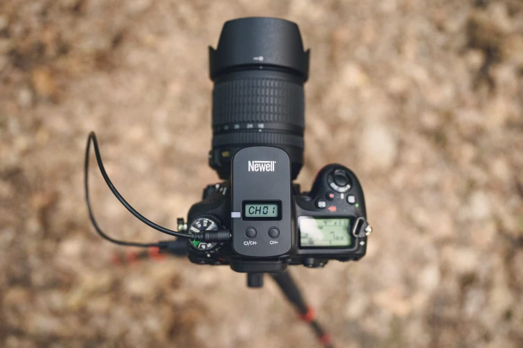 Pilot bezprzewodowy z interwałometrem Newell do Canon RS-60E3/RS-80N3 do timelapsów