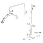 Lampa kosmetyczna LED Moon Light Mitoya na statywie
lampa stojąca do gabinetu kosmetycznego instrukcja montażu