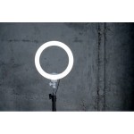 Lampa pierścieniowa LED Newell RL-10A Arctic White + statyw 43cm