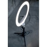 Lampa pierścieniowa LED Newell RL-10A Arctic White + statyw 43cm