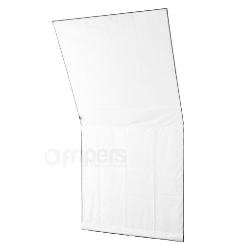 Flaga studyjna Aurora Floppy Flag 122x122cm Czarna/Biała