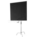 Flaga studyjna Aurora Floppy Flag 122x122cm Czarna Lightcutter