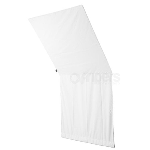 Flaga studyjna Aurora Floppy Flag 122x122cm Srebrna/Biała