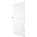 Flaga studyjna Aurora Floppy Flag 122x122cm Srebrna/Biała