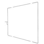 Rama do flagi Aurora Floppy Flag 122x122cm