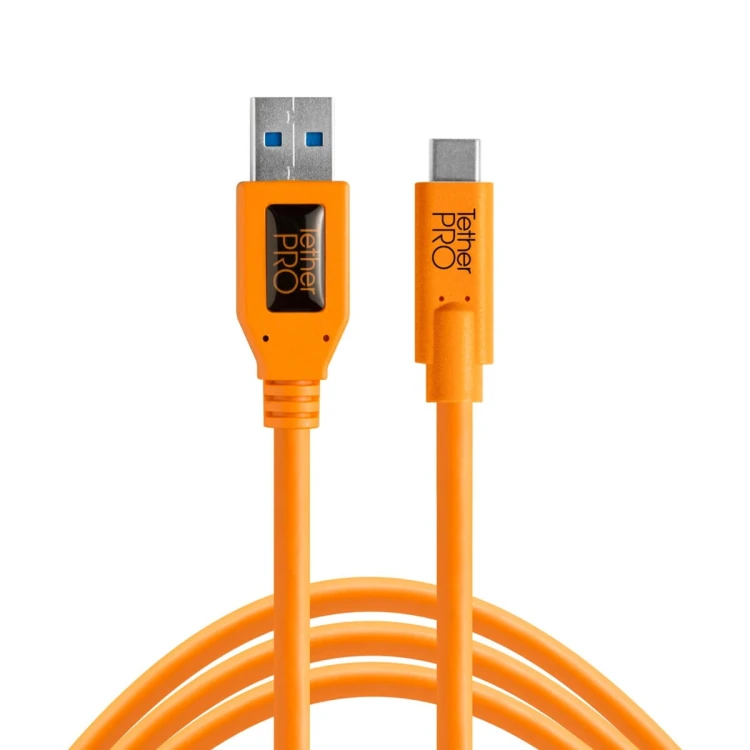 Kabel do tetheringu Tether Tools Pro USB 3.0-USB-C 4,6m do Canon R6,R5, Sony A7III, A7IV, Nikon Z6, Z7