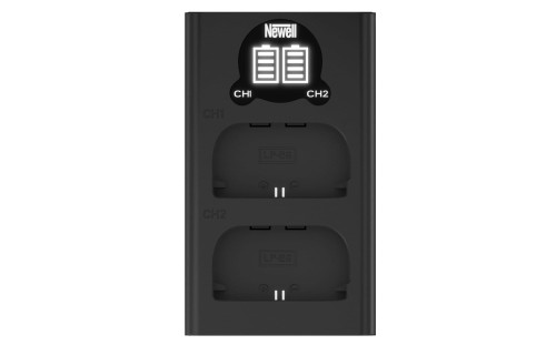 Ładowarka dwukanałowa Newell DL-USB-C do akumulatorów LP-E6 do Canon