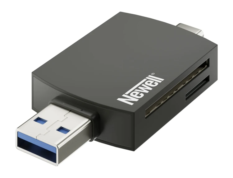 Czytnik kart pamięci Newell Hub USB OTG 3 w 1