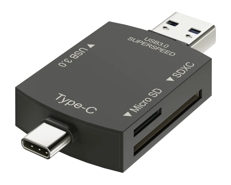 Czytnik kart pamięci Newell Hub USB OTG 3 w 1