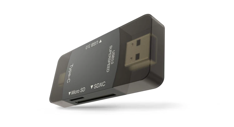 Czytnik kart pamięci Newell Hub USB OTG 3 w 1