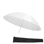 Parasolka transparentna rozpraszająca biała 152cm + dyfuzor