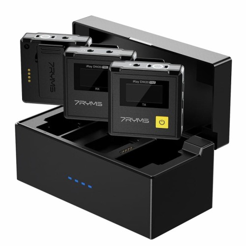 Zestaw mikrofonów bezprzewodowych 7Ryms Iray DW20 PRO (mini jack 3,5mm)
