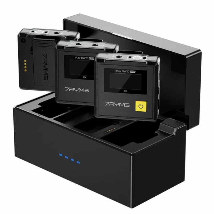 Zestaw mikrofonów bezprzewodowych 7Ryms Iray DW20 PRO (mini jack 3,5mm)