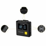 Zestaw mikrofonów bezprzewodowych 7Ryms Iray DW20 PRO (mini jack 3,5mm)