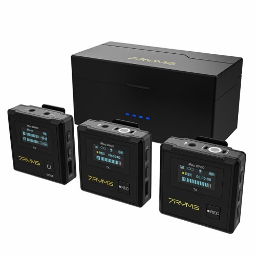 Zestaw mikrofonów bezprzewodowych 7Ryms Iray DW30 (mini jack 3,5mm)