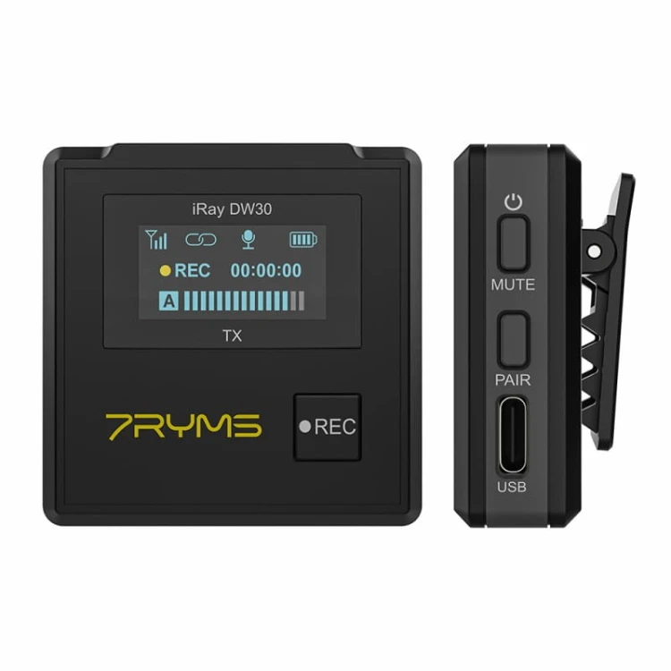 Zestaw mikrofonów bezprzewodowych 7Ryms Iray DW30 (mini jack 3,5mm)