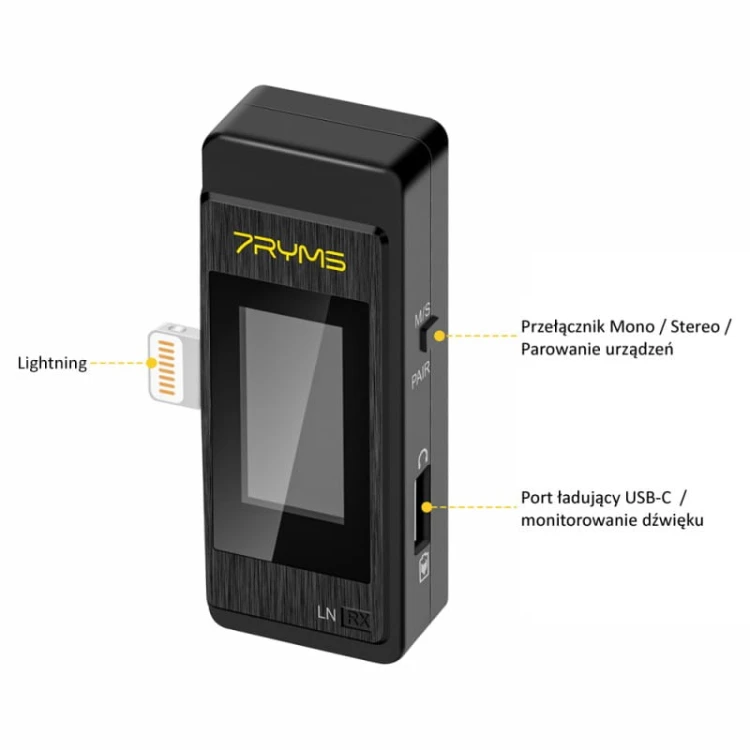 Zestaw mikrofonów bezprzewodowych 7Ryms Rimomic PRO ( Iphone/Ipad )