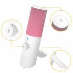 Mikrofon pojemnościowy 7Ryms SR-AT10 Biały ( USB-C/USB-A )