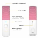 Mikrofon pojemnościowy 7Ryms SR-AT10 Biały ( USB-C/USB-A )