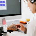 Mikrofon pojemnościowy 7Ryms SR-AT10 Biały ( USB-C/USB-A )
