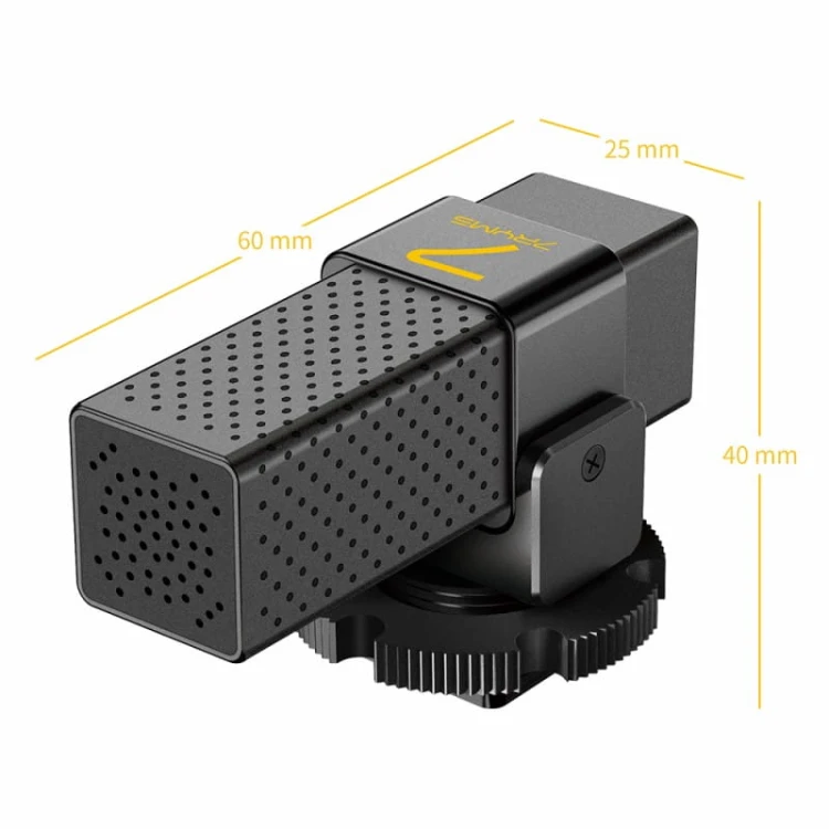 Mikrofon pojemnościowy na stopkę aparatu 7RYMS MINBO MINI mini jack 3,5mm
