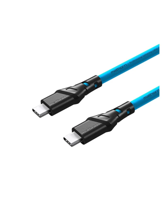 Kabel do tetheringu Mathorn MTC-510 5m USB C - USB C ArcticBlue