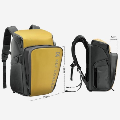Plecak fotograficzny K&F Concept Alpha - żółty