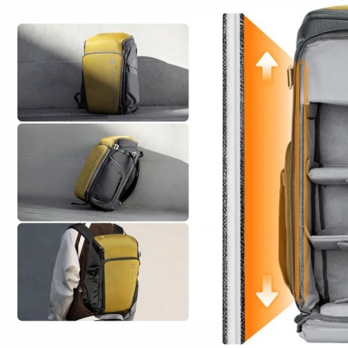 Plecak fotograficzny K&F Concept Alpha - żółty