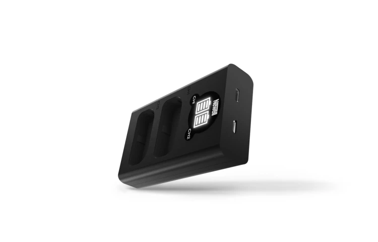 Ładowarka dwukanałowa Newell DL-USB-C do akumulatorów DMW-BLJ31 Panasonic S1