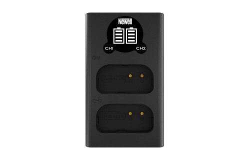 Ładowarka dwukanałowa Newell DL-USB-C do akumulatorów DMW-BLJ31 Panasonic S1