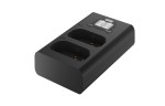Ładowarka dwukanałowa Newell DL-USB-C do akumulatorów DMW-BLJ31 Panasonic S1