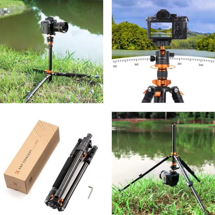 Statyw fotograficzny 170cm K&F Concept K254A3 + BH-28L