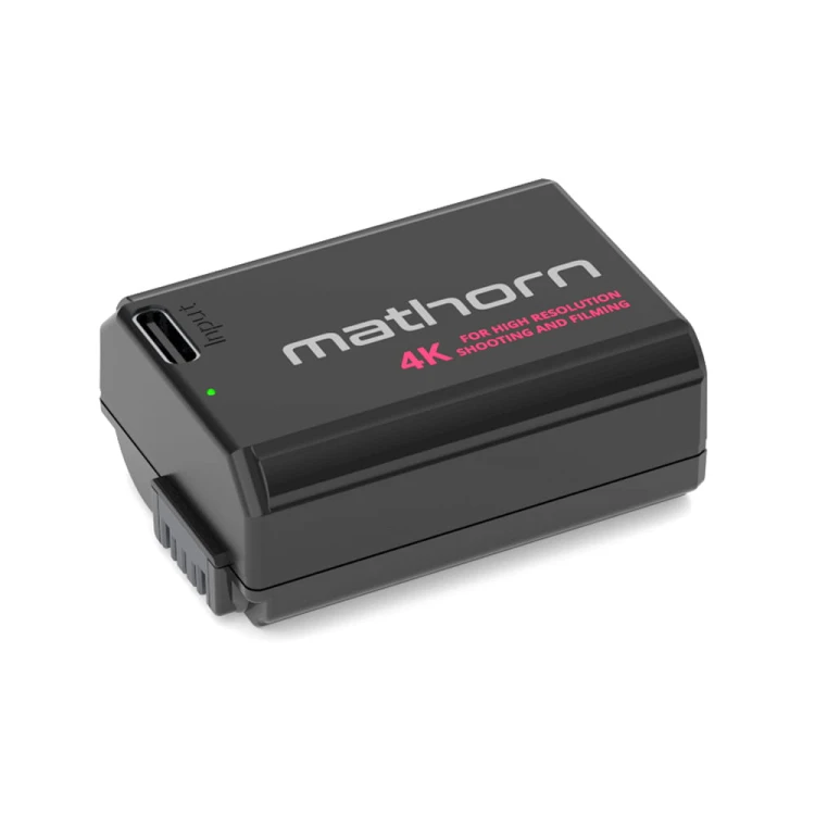 Mathorn MB-121 1100mAh USB-C Zamiennik baterii NP-FW50 z funkcją ładowania przez USB