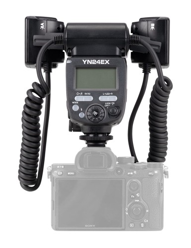 Lampa błyskowa do makrofotografii Yongnuo YN24EX do Sony