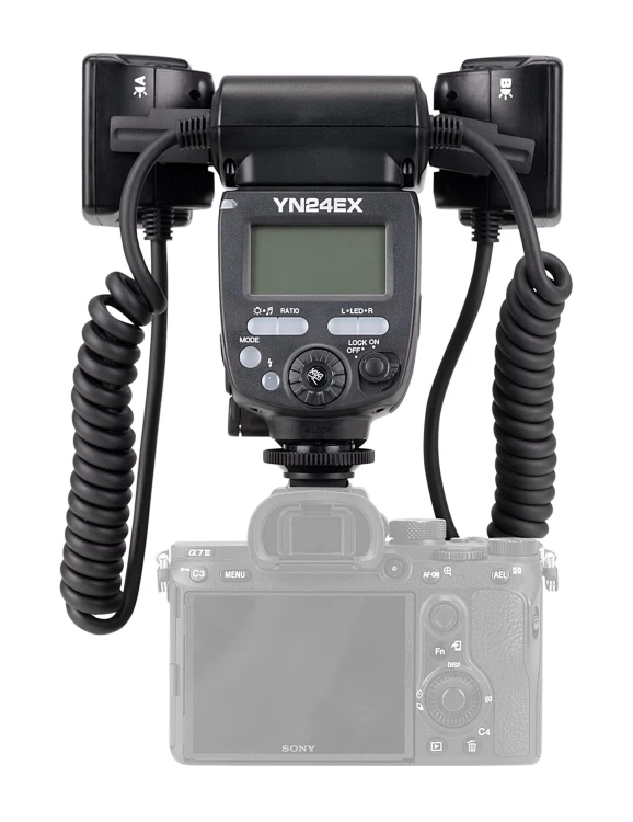 Lampa błyskowa do makrofotografii Yongnuo YN24EX do Sony