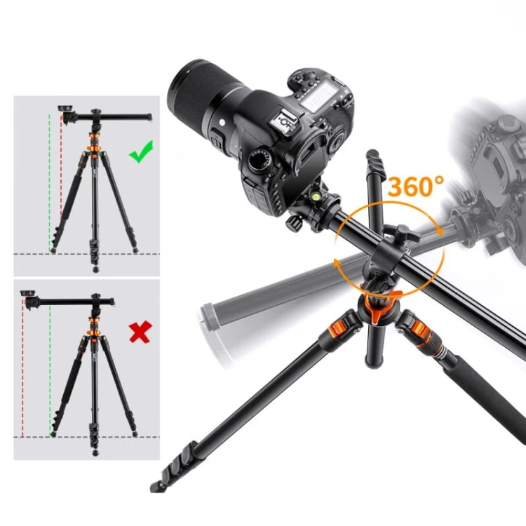 Statyw fotograficzny 230cm K&F Concept K234A7 z ramieniem