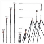 Statyw fotograficzny 230cm K&F Concept K234A7 z ramieniem
