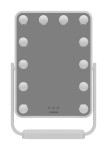 Lustro do makijażu Humanas HS-HM01 z podświetleniem LED - białe