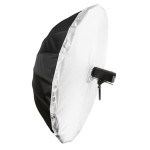 Parasolka odbijająca biała 152cm Mitoya Space z dyfuzorem (zestaw)
