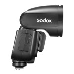 Lampa błyskowa Godox V1 Pro Canon z okrągłym palnikiem i filtry żelowe gratis