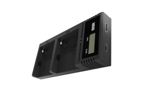Ładowarka dwukanałowa Newell Ultra Fast Type-C do akumulatorów serii NP-F
