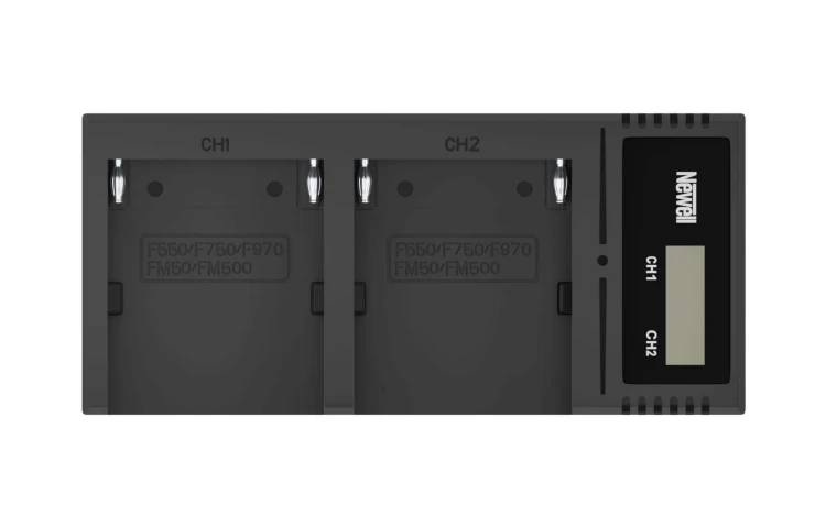 Ładowarka dwukanałowa Newell Ultra Fast Type-C do akumulatorów serii NP-F