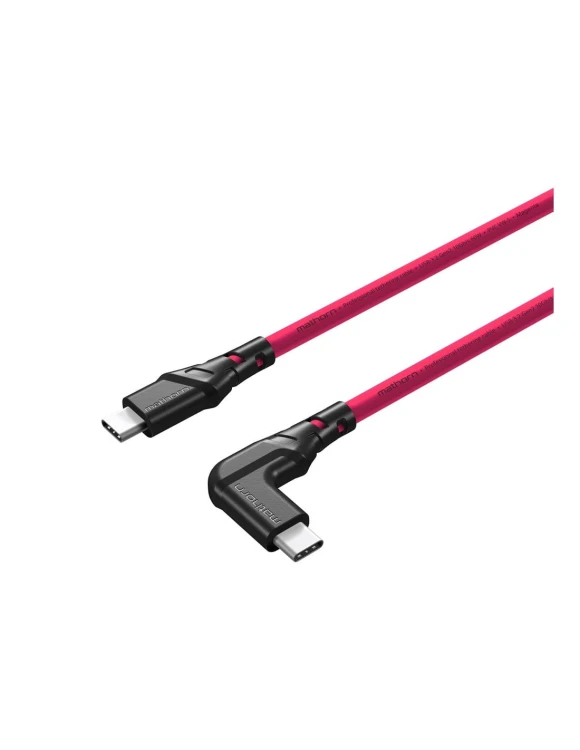 Kabel do tetheringu Mathorn MTC-511M 5m USB C - C 90 Magenta