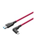 Kabel do tetheringu Mathorn MTC-501M 5m USB A-USB C Magenta