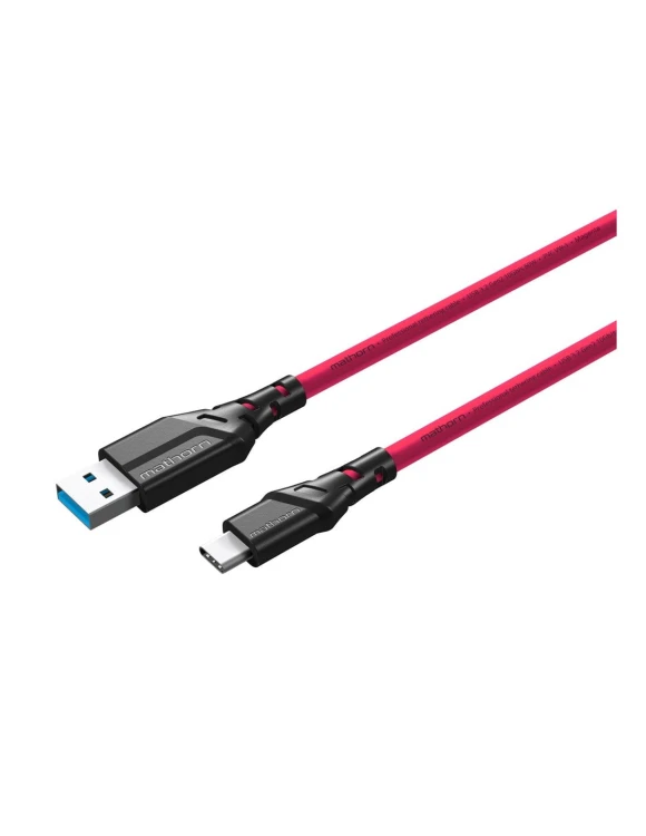 Kabel do tetheringu Mathorn MTC-500M 5m USB A-USB C Magenta