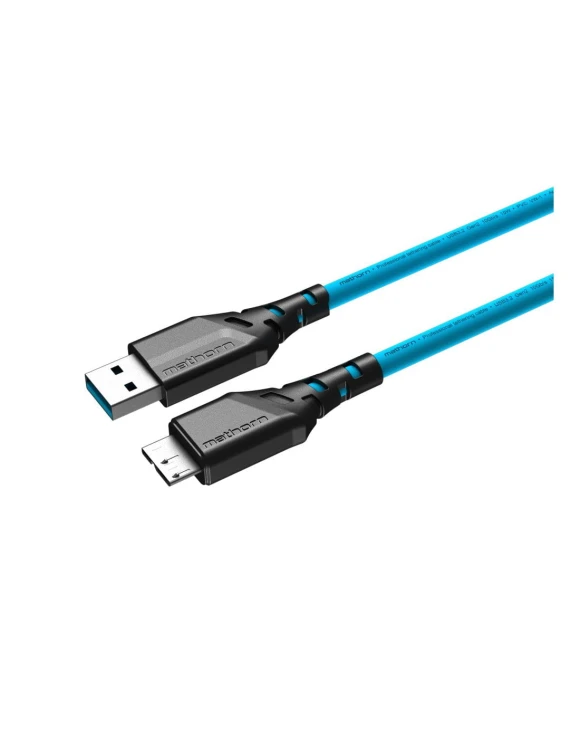 Kabel do tetheringu Mathorn MTC-520 5m USB A - Micro B ArcticBlue